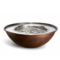 (image for) Bowl Style Gas Fire Pit With Match Lit Ignition