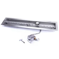 (image for) 48 Inch Linear Match Lit Fire Pit Kit