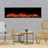 (image for) SimpliFire 55-Inch Forum Outdoor Electric Fireplace