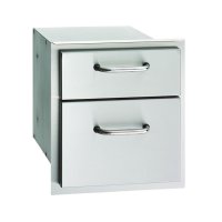 (image for) 15" Wide American Outdoor Grill Double Drawers