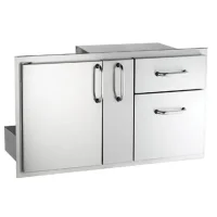 (image for) Fire Magic Select 18" X 36" Access Door with Platter Storage & Double Drawer
