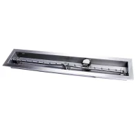 (image for) Linear Trough Fire Pit Burner And Pan 60 Inch
