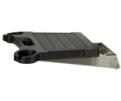 (image for) Broilmaster Drop Down Black Side Shelf With Stainless Brackets