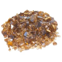 (image for) Copper Reflective Fire Glass