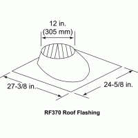 (image for) 6/12 Roof Flashing For SL3 Series Vent Pipe
