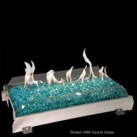 (image for) 18 Inch See-Thru Contemporary Vent Free Glass Burner