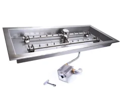 (image for) Match Lit Rectangle Gas Fire Pit Kits