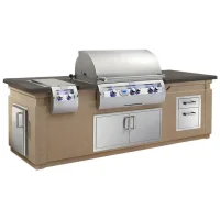 (image for) Fire Magic Echelon Outdoor Kitchen Island Package With Double Drawers