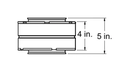 (image for) VP to DVP Vent Pipe Adapter
