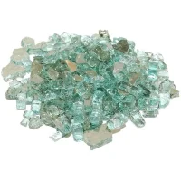 (image for) Emerald Reflective Fire Glass