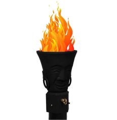 (image for) Polynesian Gas Fired Tiki Torch Head