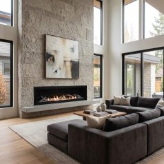 (image for) Boulevard 72 Inch Vent Free Linear Fireplace