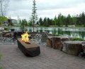 Electronic Ignition Rectangle Gas Fire Pit Kits