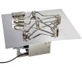 30 Inch Square Gas Fire Pit Kit with Electronic Ignition 200,000 BTU