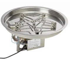 (image for) 31 Inch Gas Fire Pit Kit 200,000 BTU with Electronic Ignition