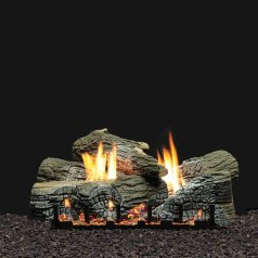 (image for) Empire Stacked Wildwood 24-Inch Remote Ready Vent Free Gas Logs