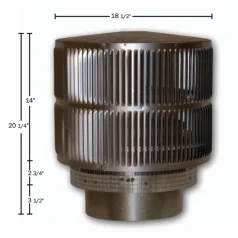 (image for) Chimney Cap For 12DM Series Vent Pipe