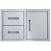 (image for) Broilmaster Single Access Door With Dual Drawers