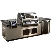 (image for) Fire Magic Black Diamond Outdoor Kitchen Island Package