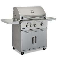 (image for) Broilmaster 34 Inch Stainless Cart Grill