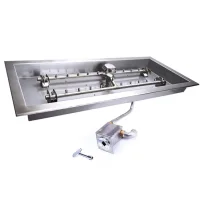 (image for) Match Lit Rectangle Gas Fire Pit Kits