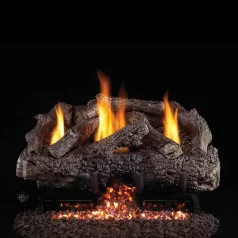 (image for) Real Fyre 24-Inch Charred Frontier Oak with Electronic Remote