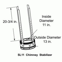 (image for) Chimney Support Stabilizer For SL11 Series Vent Pipe