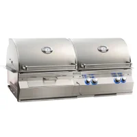 (image for) Fire Magic Aurora A830s Dual Fuel Built-In Charcoal & Gas Grill Combo