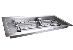 (image for) Rectangle Fire Pit Pans With Burner