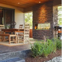 (image for) Lanai See-Through Outdoor Gas Fireplace