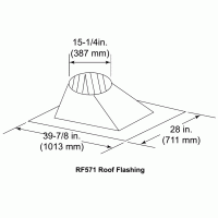(image for) Steep Pitch Roof Flange For SL11 Series Vent Pipe