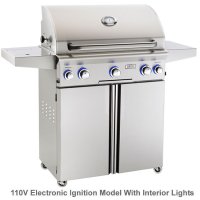 (image for) American Outdoor Grill 30" Portable With Rotisserie & Side Burner