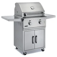 (image for) Broilmaster 26 Inch Stainless Cart Grill