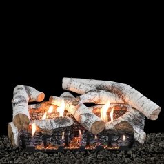(image for) Empire Super Birch 30" Electronic Ignition Vent Free Gas Logs