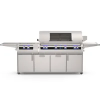 (image for) Fire Magic E1060s Echelon Portable Grill With Side Burner & Digital Thermometer