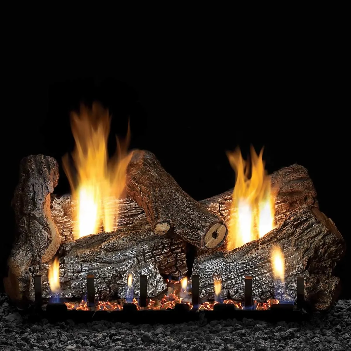 White Mountain Sassafras 18-Inch Vent Free Gas Log Remote Ready