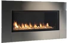 Stainless Steel Face for Artisan Fireplace
