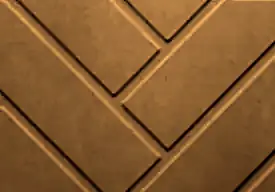 Biltmore Masonry Brown Herringbone Fireplace Brick