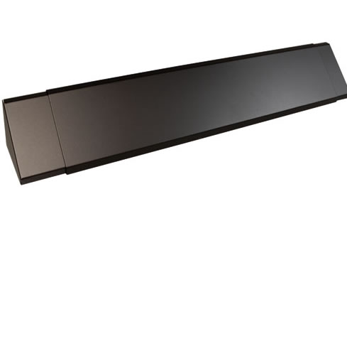 Empire Adjustable Fireplace Hood, Black