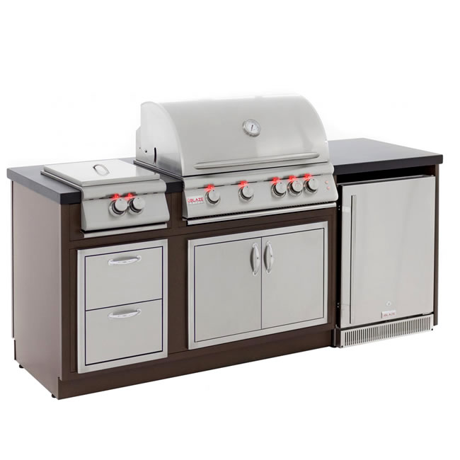 Blaze Grills LTE Outdoor Kitchen Island Package Fine s Gas
