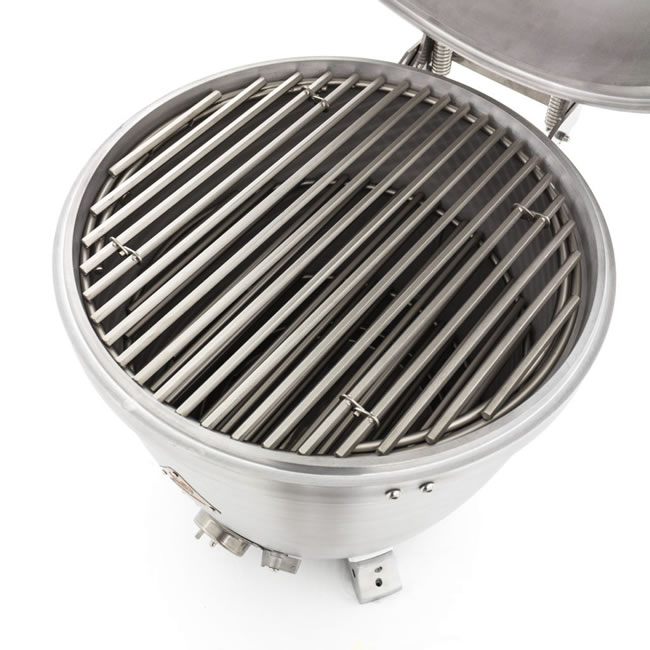 Blaze Kamado Charcoal Grill Fine's Gas