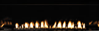 Boulevard Reflective Black Fireplace Liner