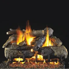 (image for) Real Fyre Charred American Oak Gas Logs