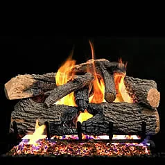 (image for) Real Fyre Charred Evergreen Oak Gas Logs