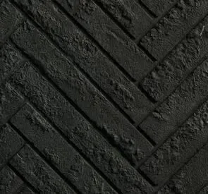Standard Black Herringbone Brick Liner
