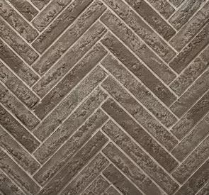 Premium Gray Herringbone Brick Liner