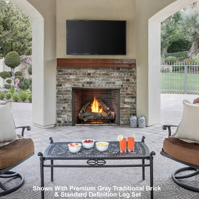 Courtyard Outdoor Fireplace | Fine's Gas
