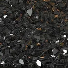 Empire Black Crushed Glass