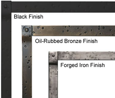 White Mountain Forged Iron Finishes