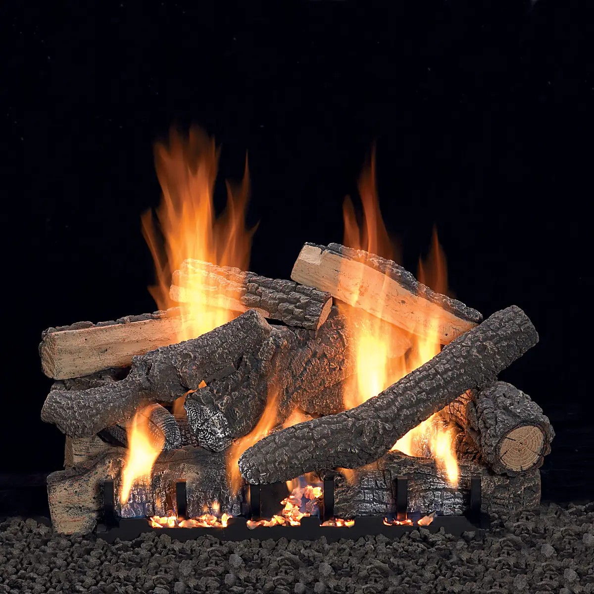 White Mountain Ponderosa 24-Inch Vent Free Log with Variable